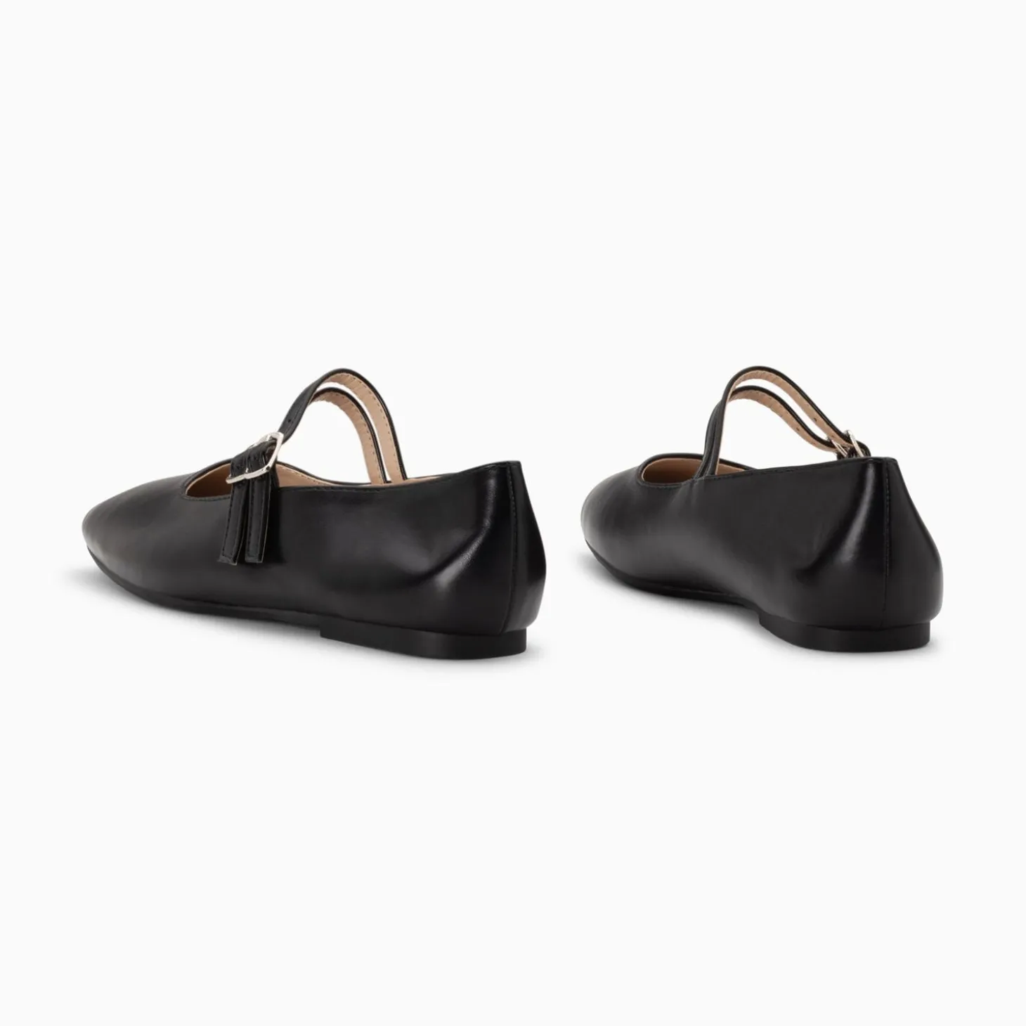Ballerines Luce Noires A Doubles Brides