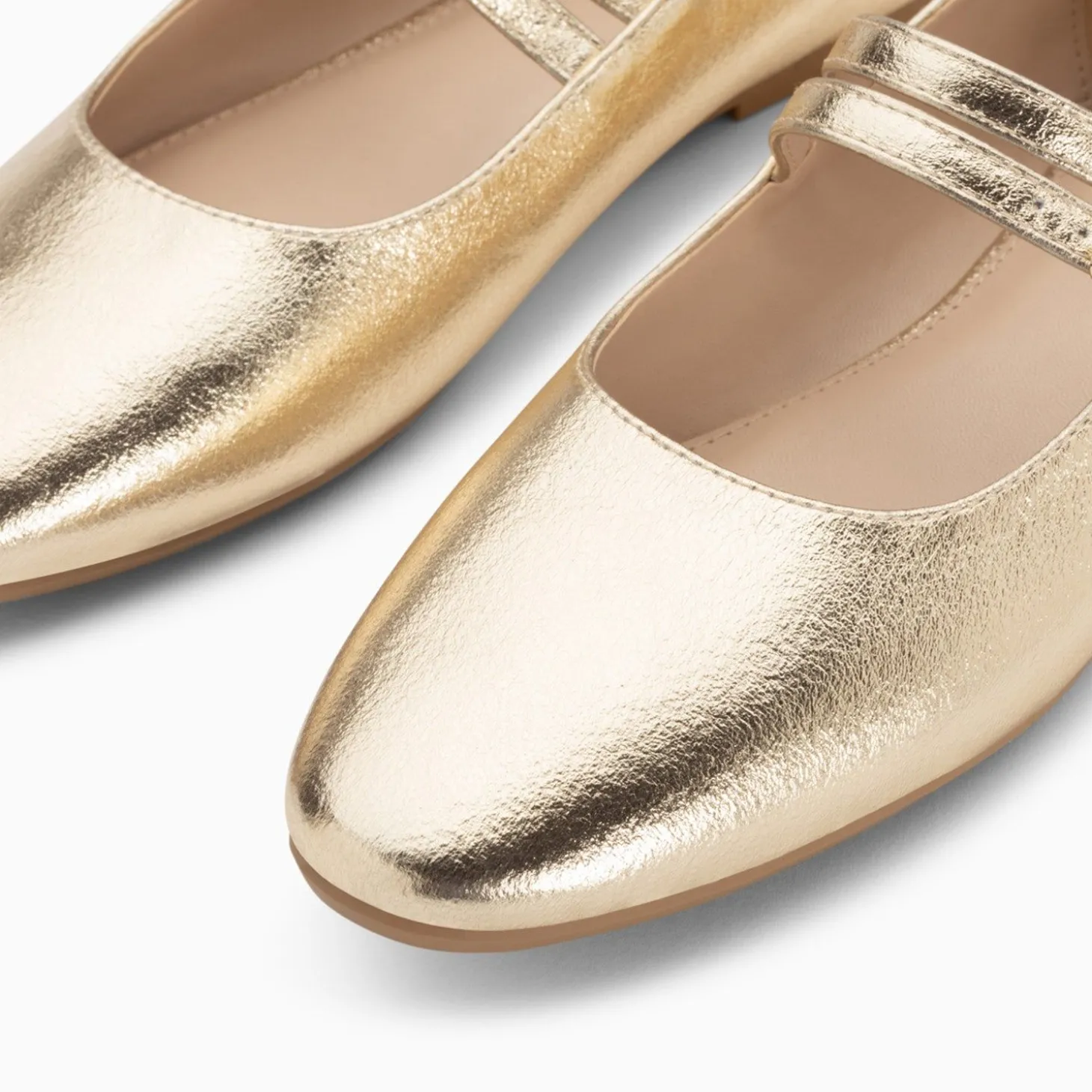 Ballerines Luce Or A Doubles Brides