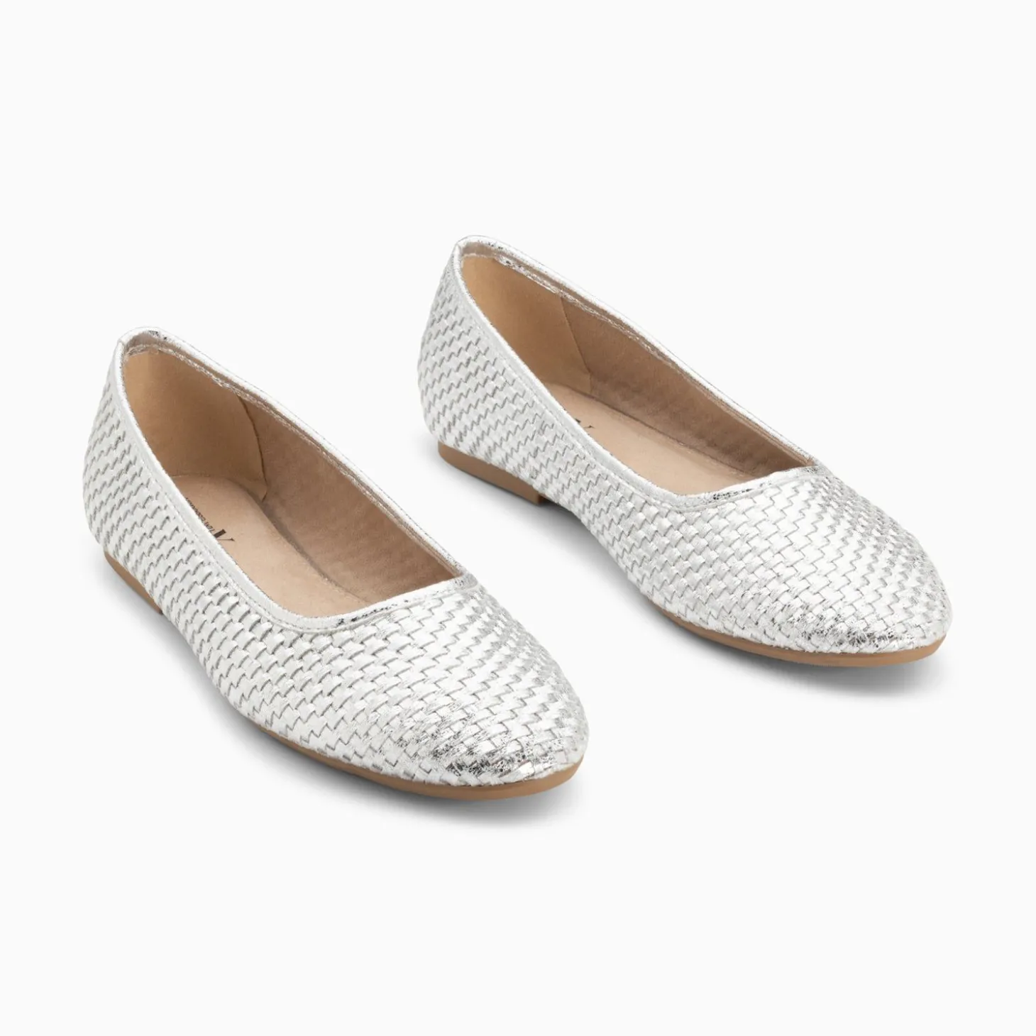 Ballerines Provence Tressees Argent