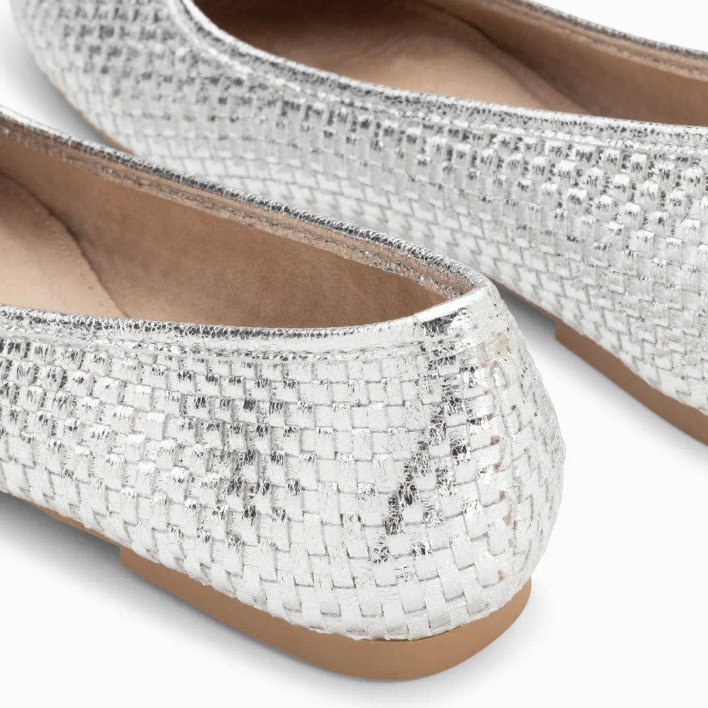 Ballerines Provence Tressees Argent