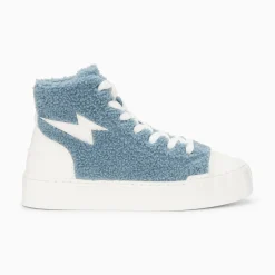 Baskets Eclair Alba Montantes Bleu-Gris