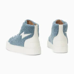 Baskets Eclair Alba Montantes Bleu-Gris