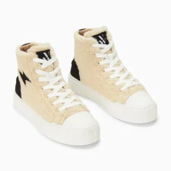 Baskets Eclair Alba Montantes Blanc Casse