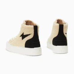 Baskets Eclair Alba Montantes Blanc Casse