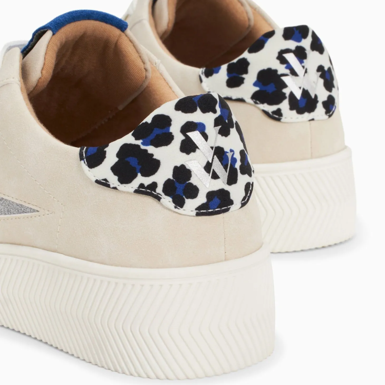 Baskets Eclair Berthe Beiges A Lacets