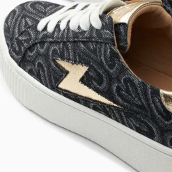 Baskets Eclair Enola Noir Coeur A Lacets
