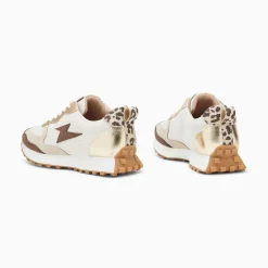 Baskets Eclair Kezia Beiges A Semelle Running