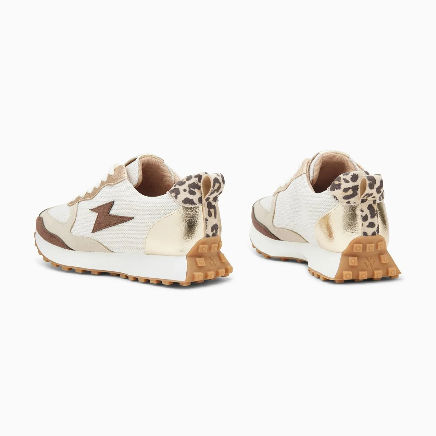 Baskets Eclair Kezia Beiges A Semelle Running
