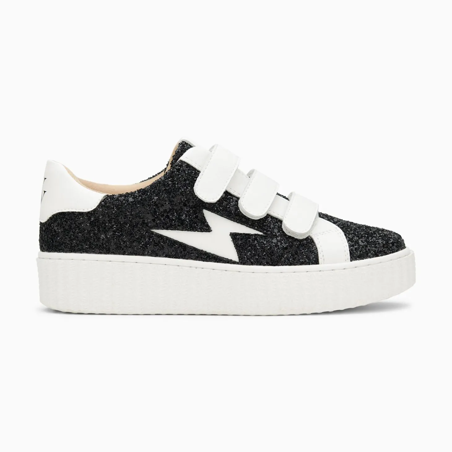Baskets Eclair Marielle A Paillettes Noires