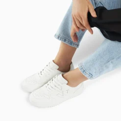 Baskets Monogramme Calie Blanches Monochrome