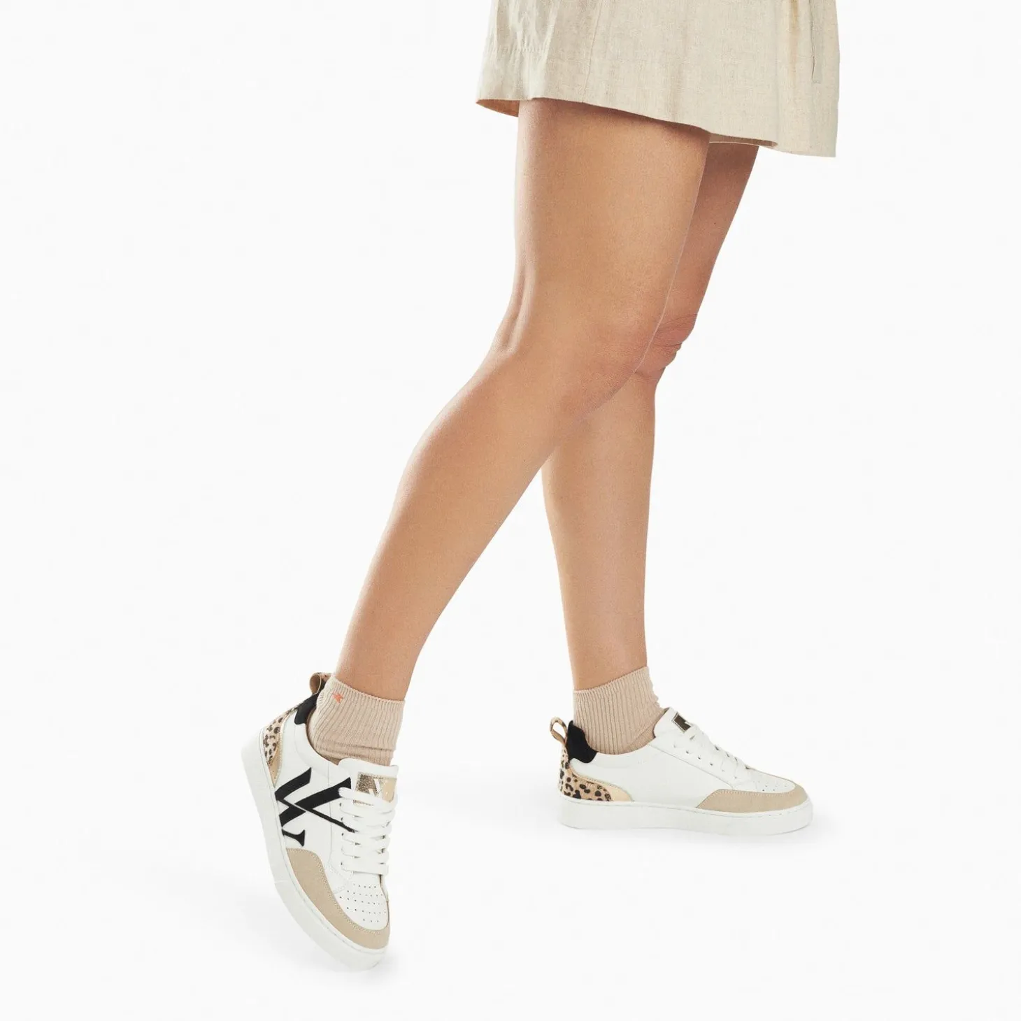 Baskets Monogramme Luna Blanc Et Noir