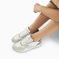 Baskets Tessy Argent A Semelle Running