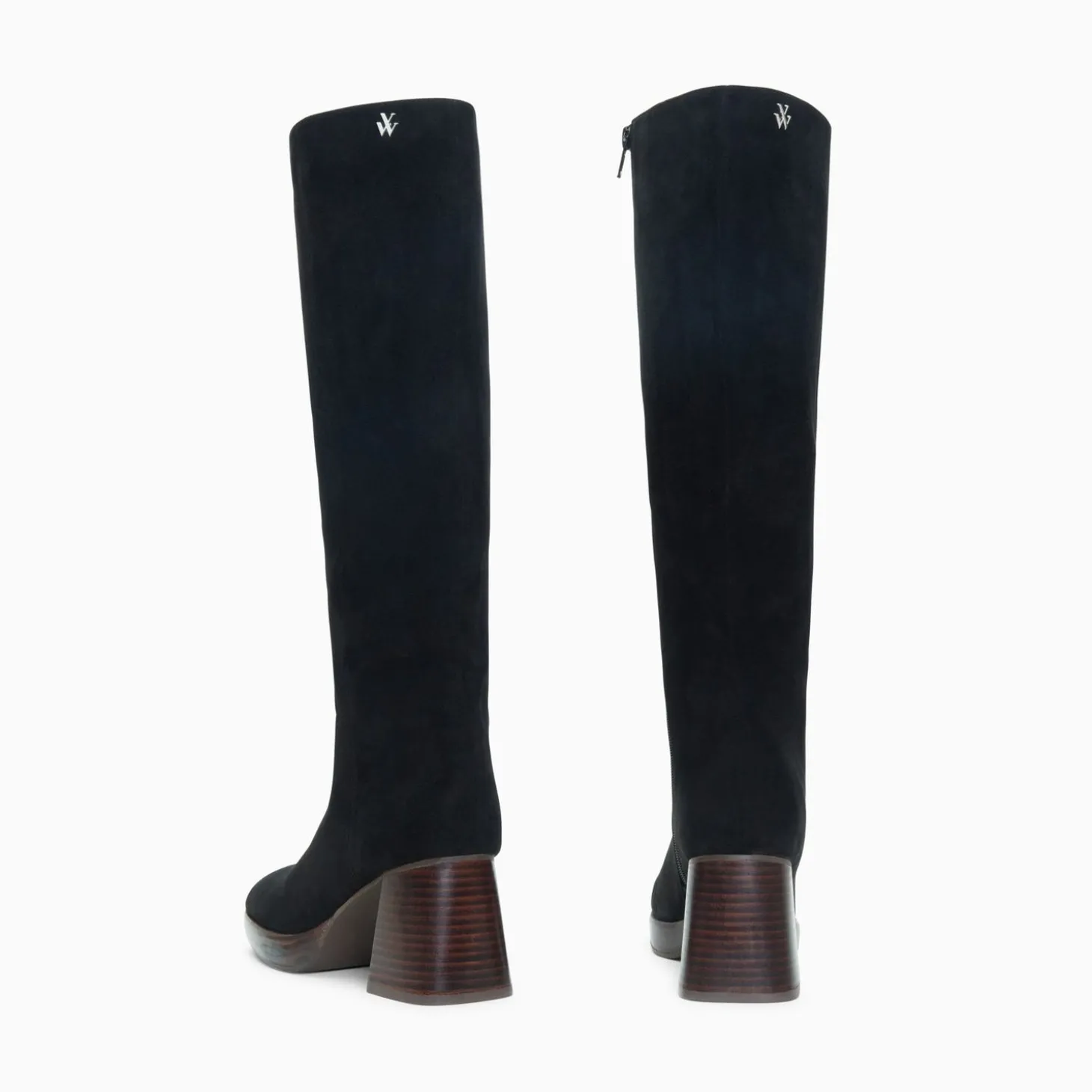 Bottes Nia Noires A Talon Bois
