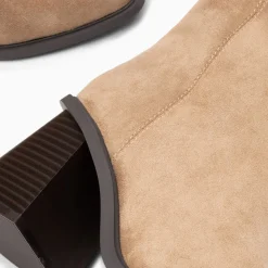 Bottes Rita Beiges A Talon Trapeze