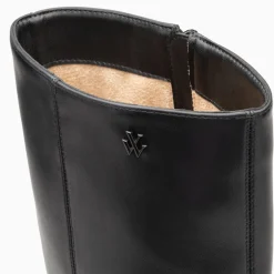 Bottes Rita Noires A Talon Trapeze
