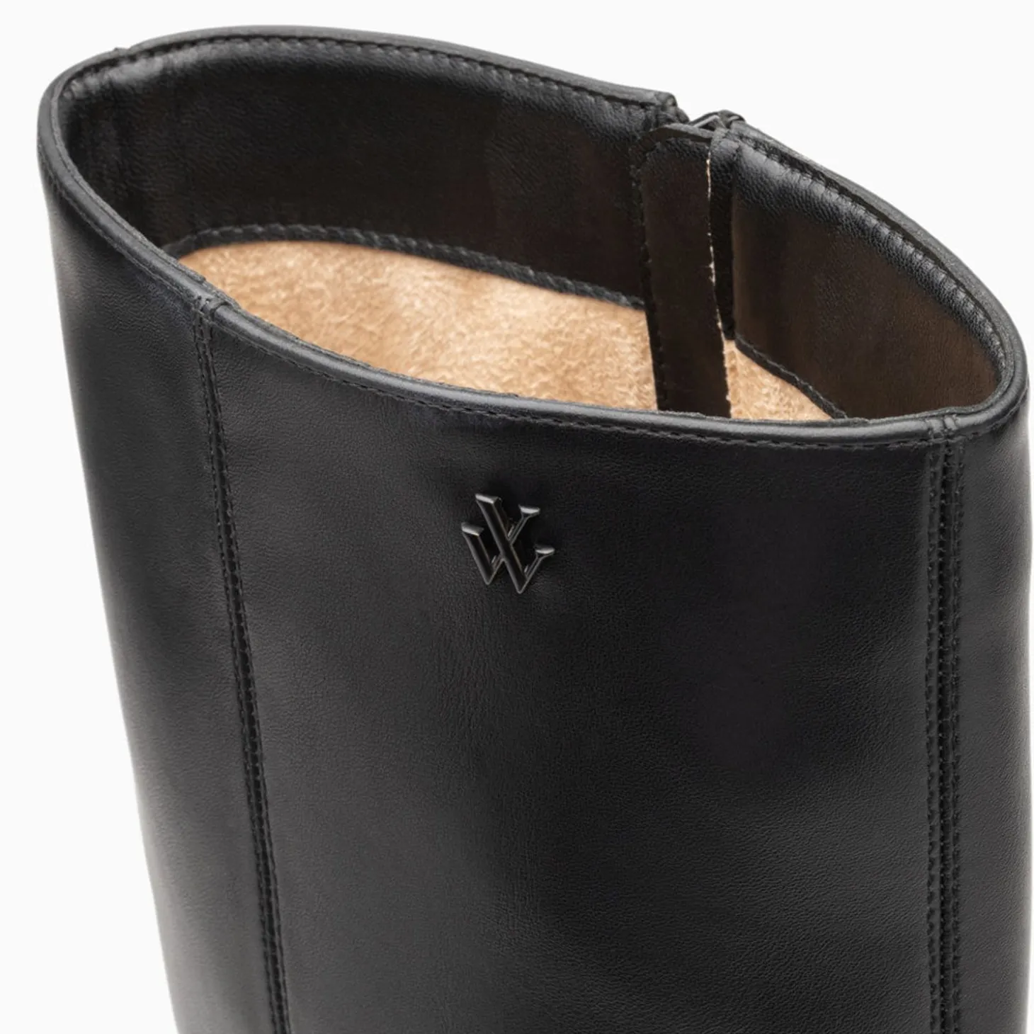 Bottes Rita Noires A Talon Trapeze