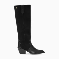 Bottes Santiags Joe Bi-Matiere Noires