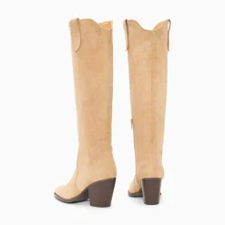 Bottes Santiags Sharon Beiges A Talon