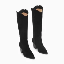 Bottes Santiags Sharon Noires A Talon