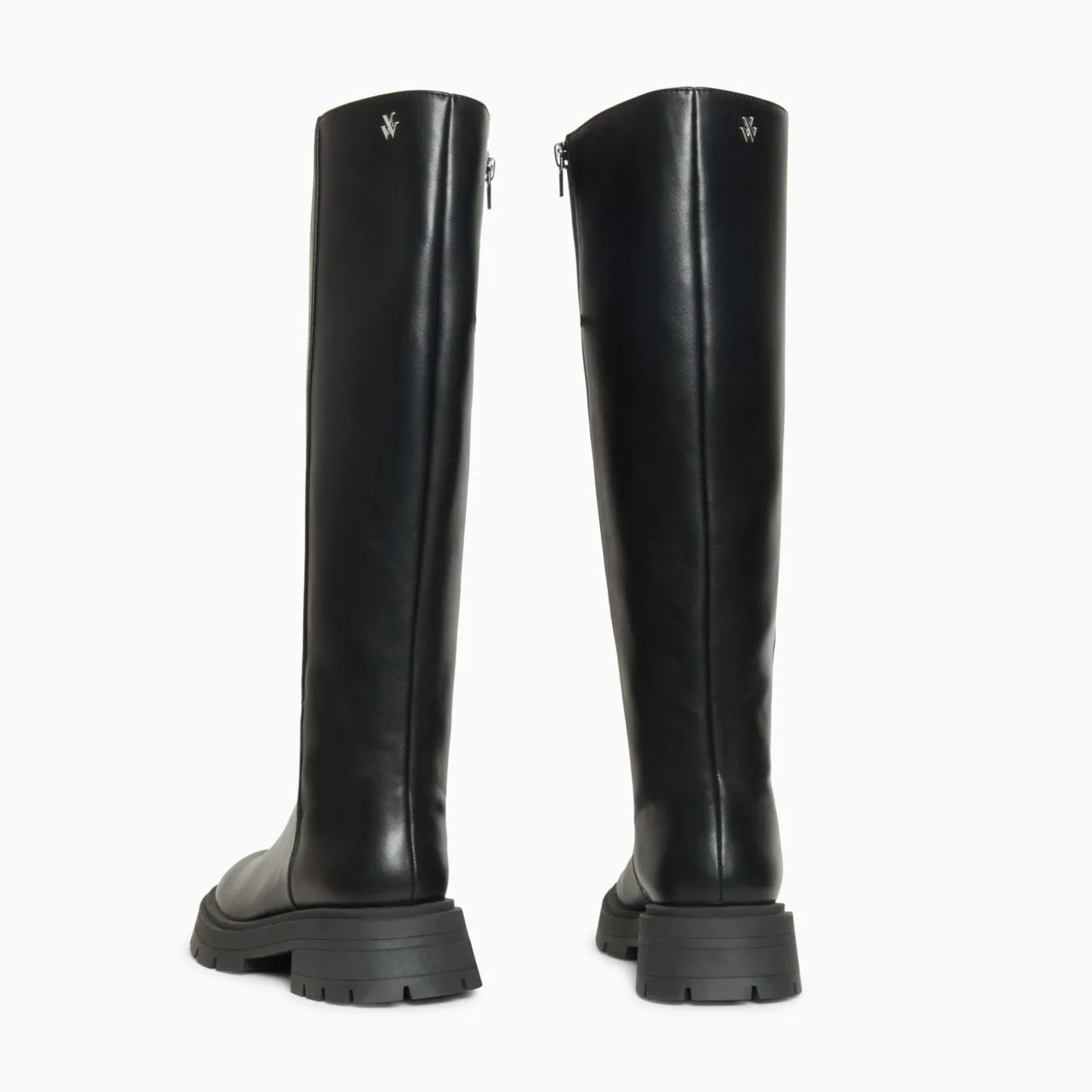 Bottes Sofia Noires A Semelle Crantee
