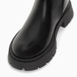 Bottes Sofia Noires A Semelle Crantee