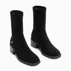 Bottines Chaussettes Bobby Noires