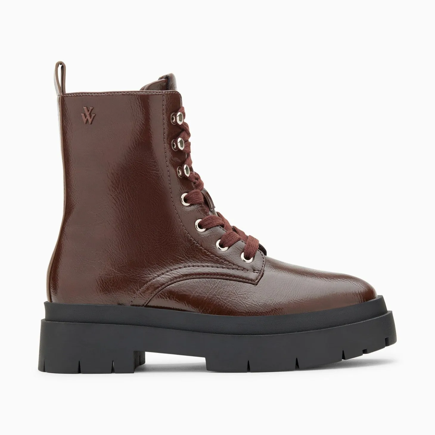 Bottines Rangers Madison Marron A Plateforme Crantee