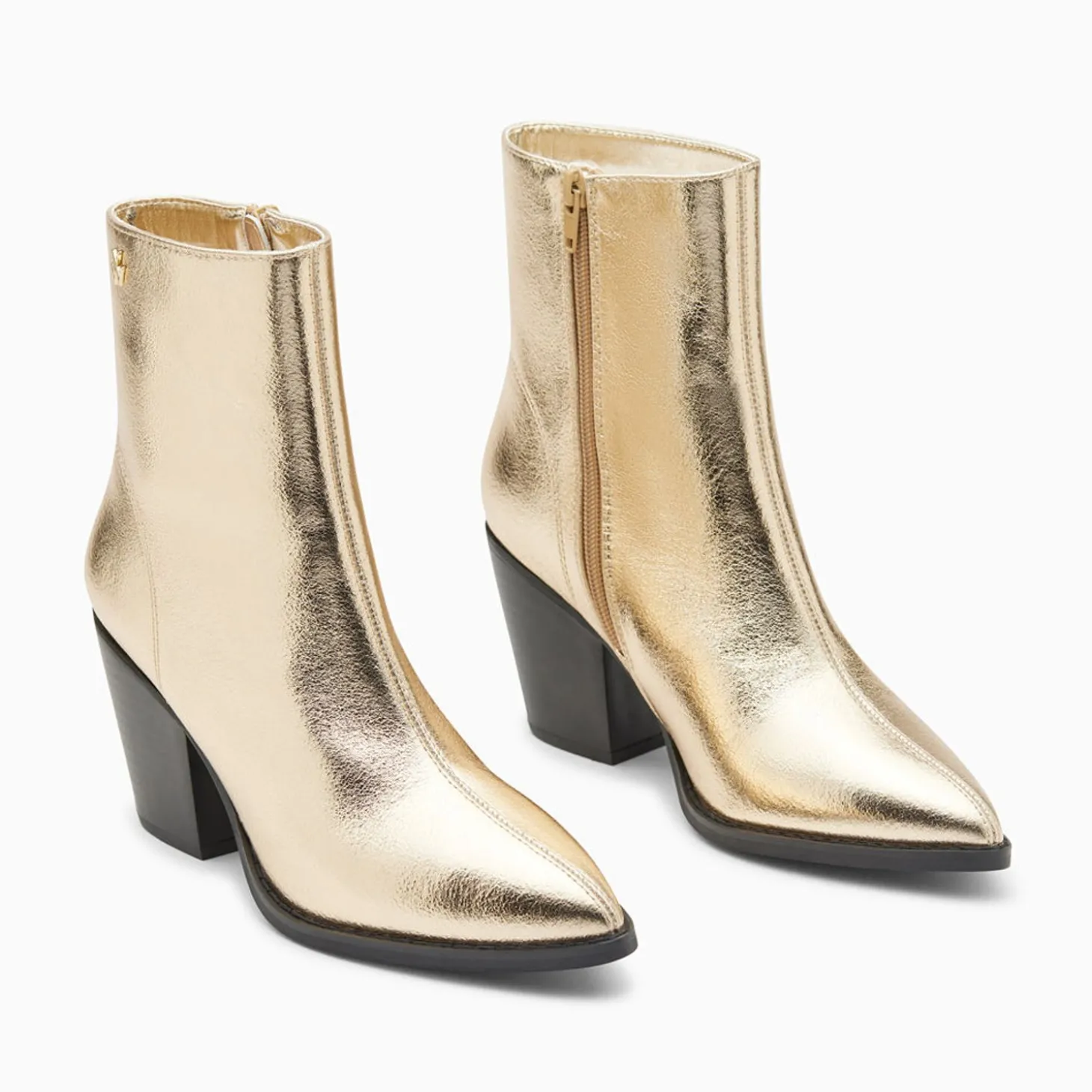 Bottines Santiags Dina Or A Talon