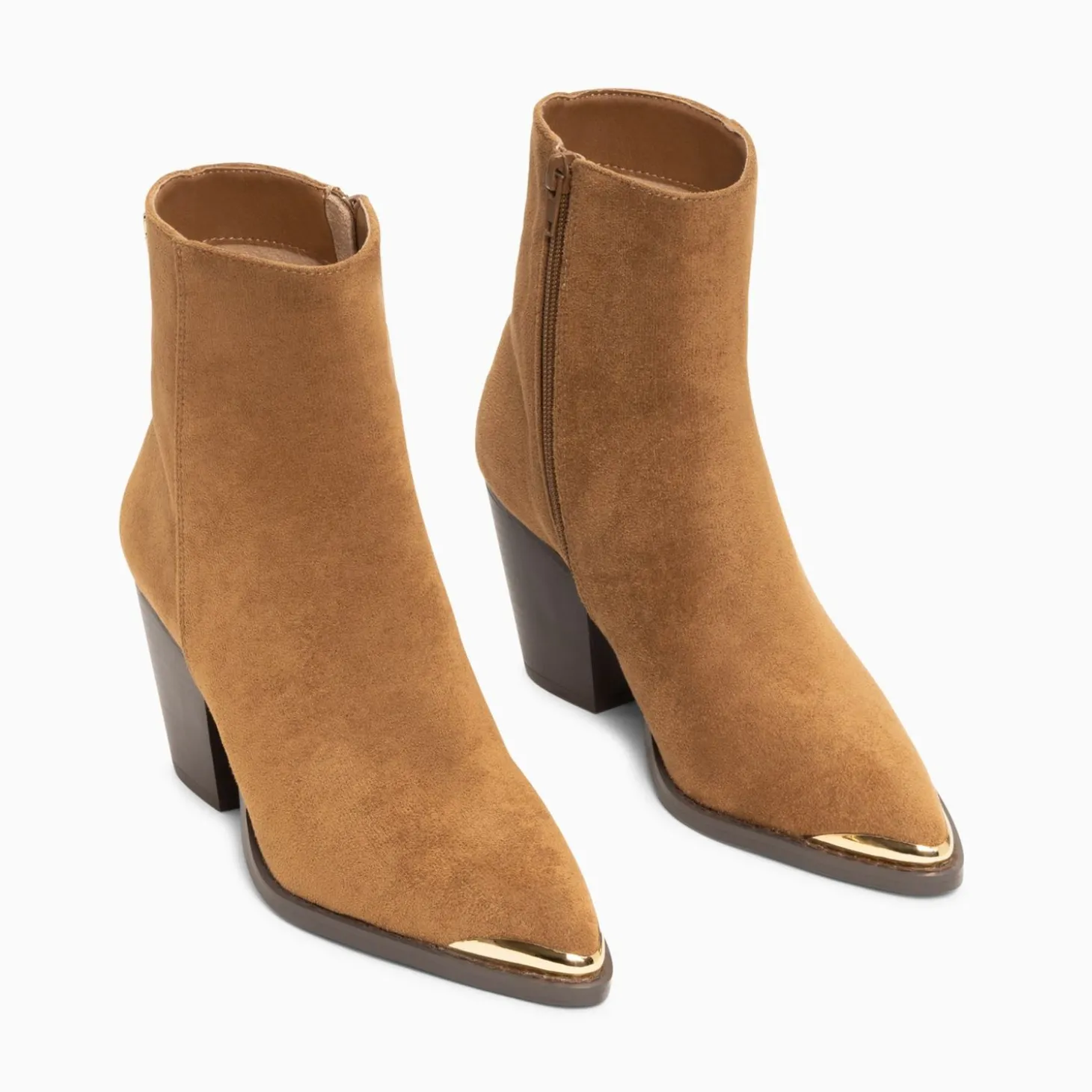 Bottines Santiags Jenn Camel A Talon