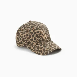 Casquette Clem Leopard A Monogramme Brode