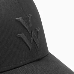 Casquette Clem Noire A Monogramme Brode