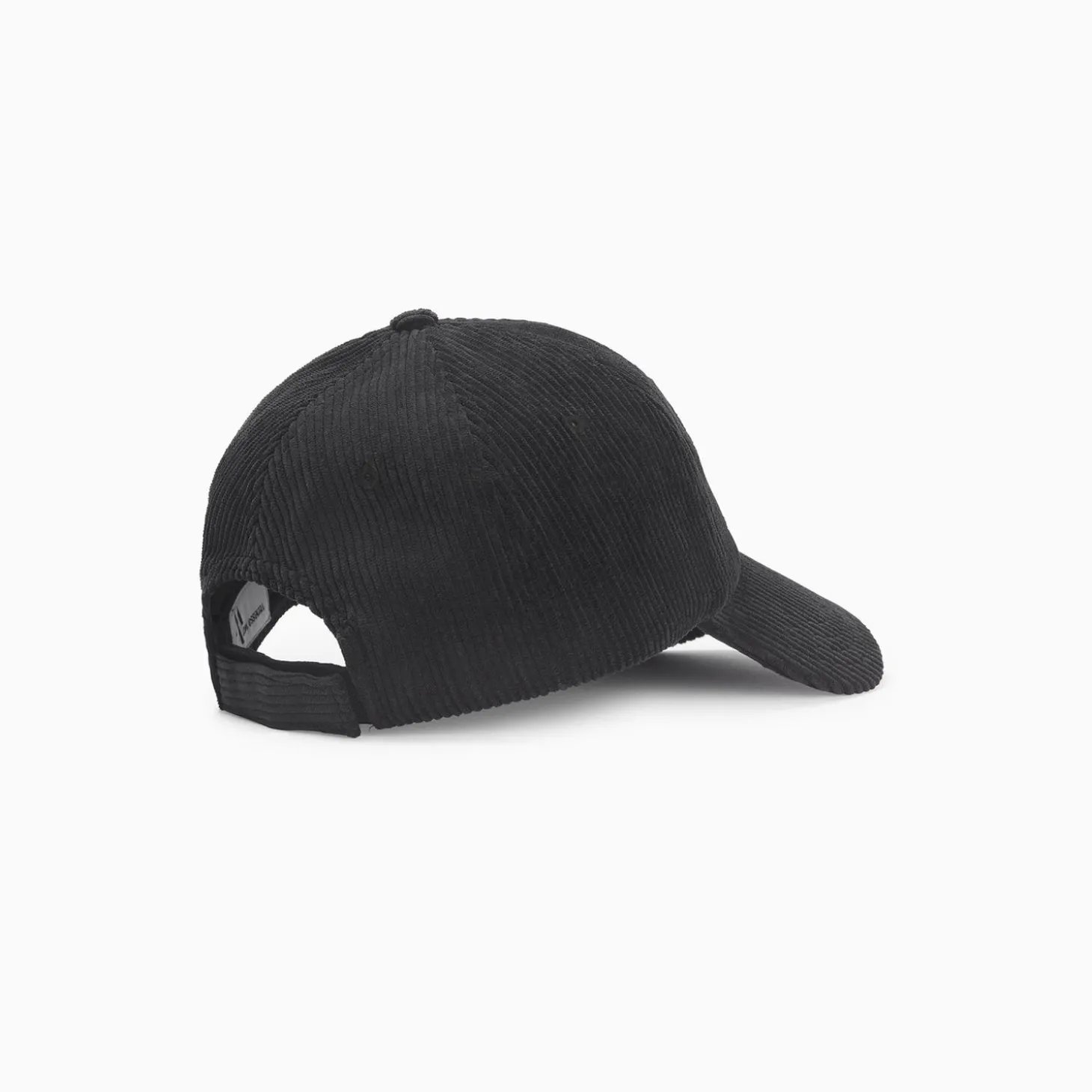 Casquette Jess Noire En Velours Cotele