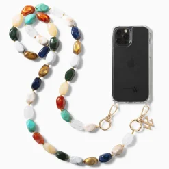 Chaine De Telephone Livia En Pierres Multicolores