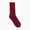 Chaussettes Ella Bordeaux Cotelees