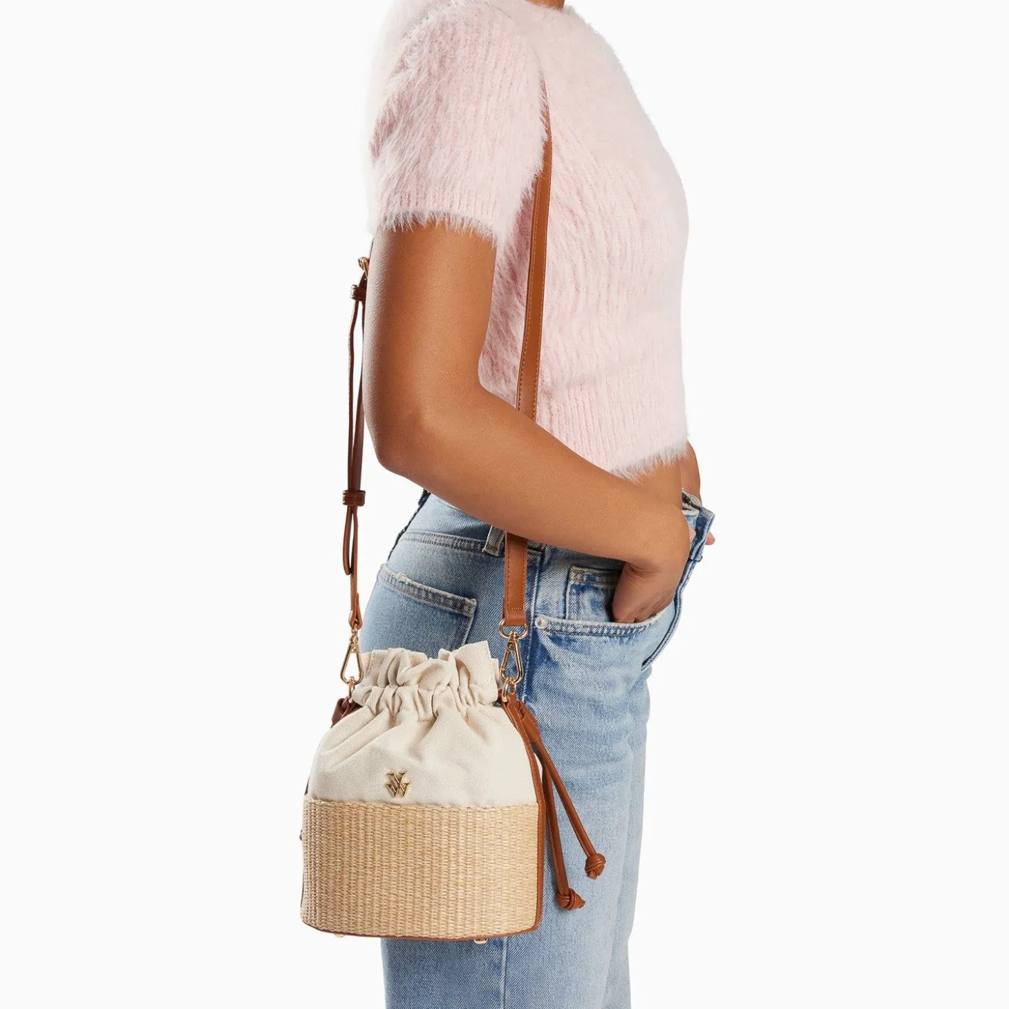 Mini Panier Bourse Lilly Beige