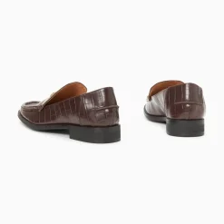 Mocassins Marianne Marron Croco
