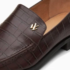 Mocassins Marianne Marron Croco