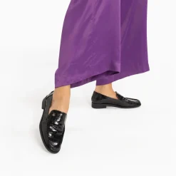 Mocassins Marianne Noir Croco