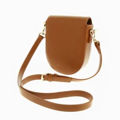 Petit Sac Armelle Camel Et Beige A Bandouliere
