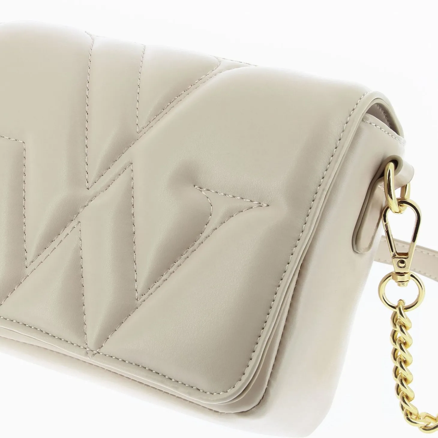 Petit Sac Monogramme Annie Beige Matelasse A Rabat