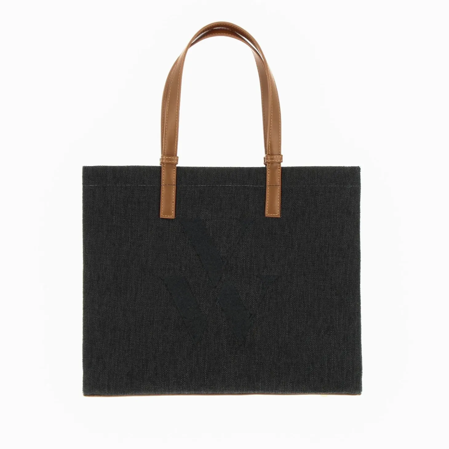 Sac Cabas Monogramme Emilia Noir