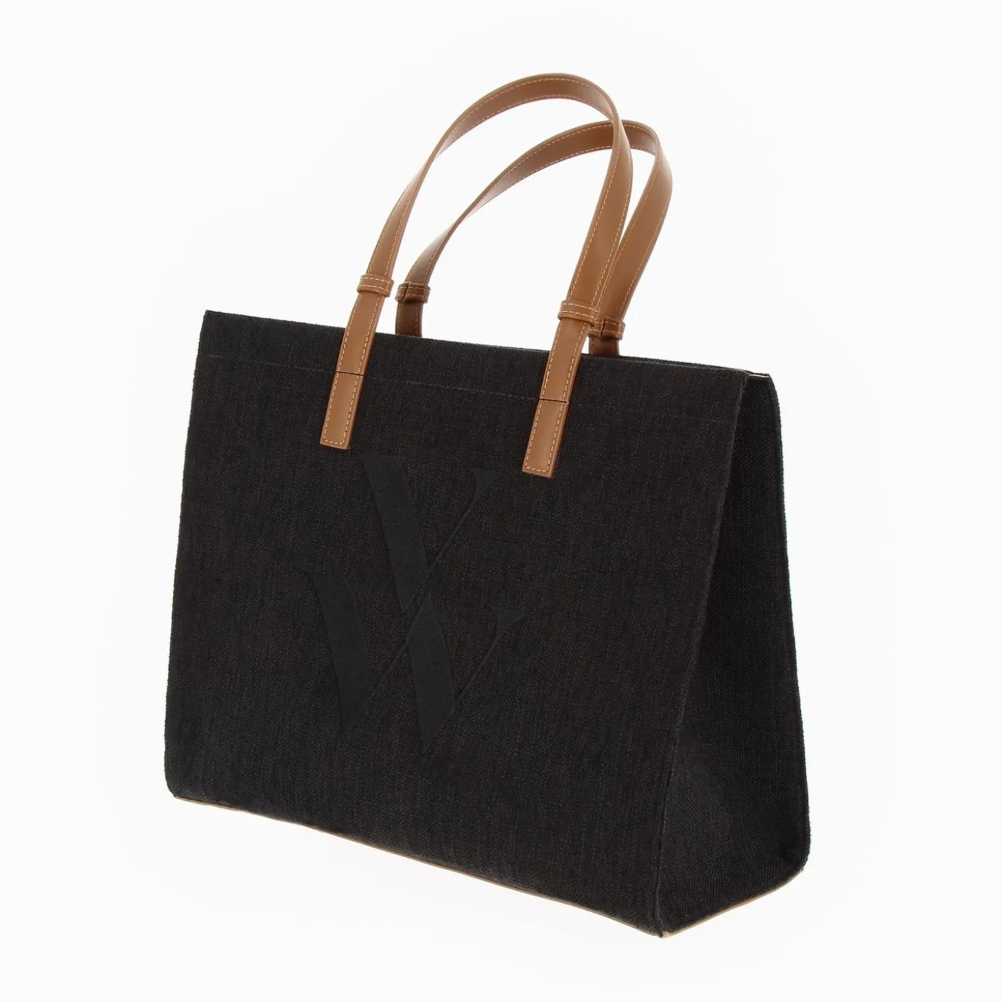 Sac Cabas Monogramme Emilia Noir