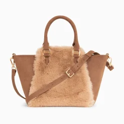 Sac Trapeze Filippa Bi-Matiere Camel