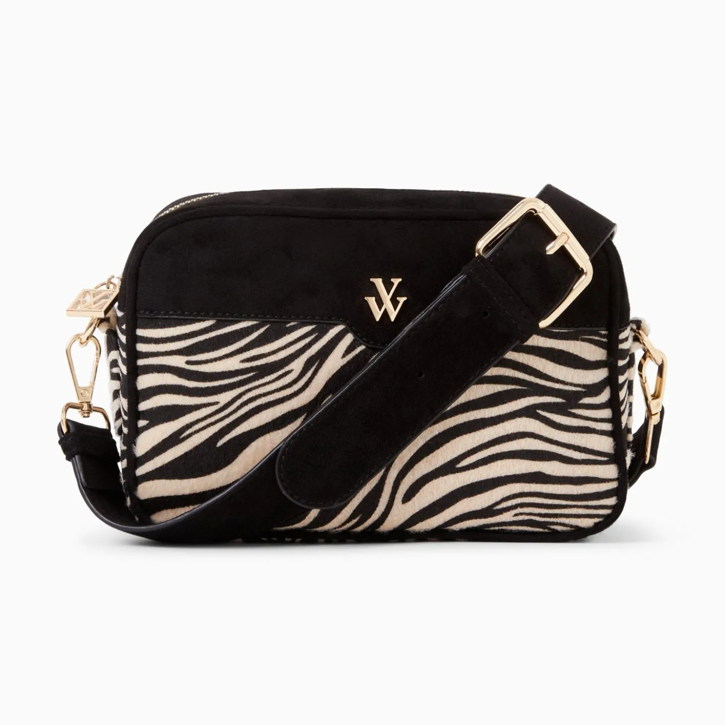 Sacoche Manelle Noir Et Zebre