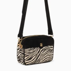 Sacoche Manelle Noir Et Zebre