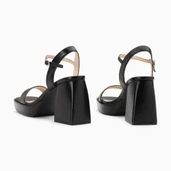 Sandales A Talon Martha Noires