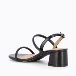 Sandales A Talon Minimalistes Cynthia Noires