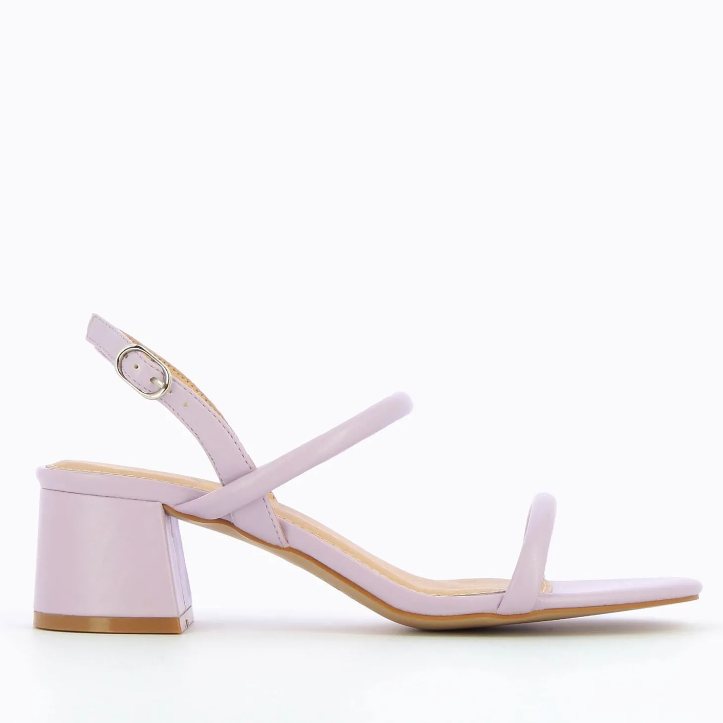 Sandales A Talon Minimalistes Oriane Lilas