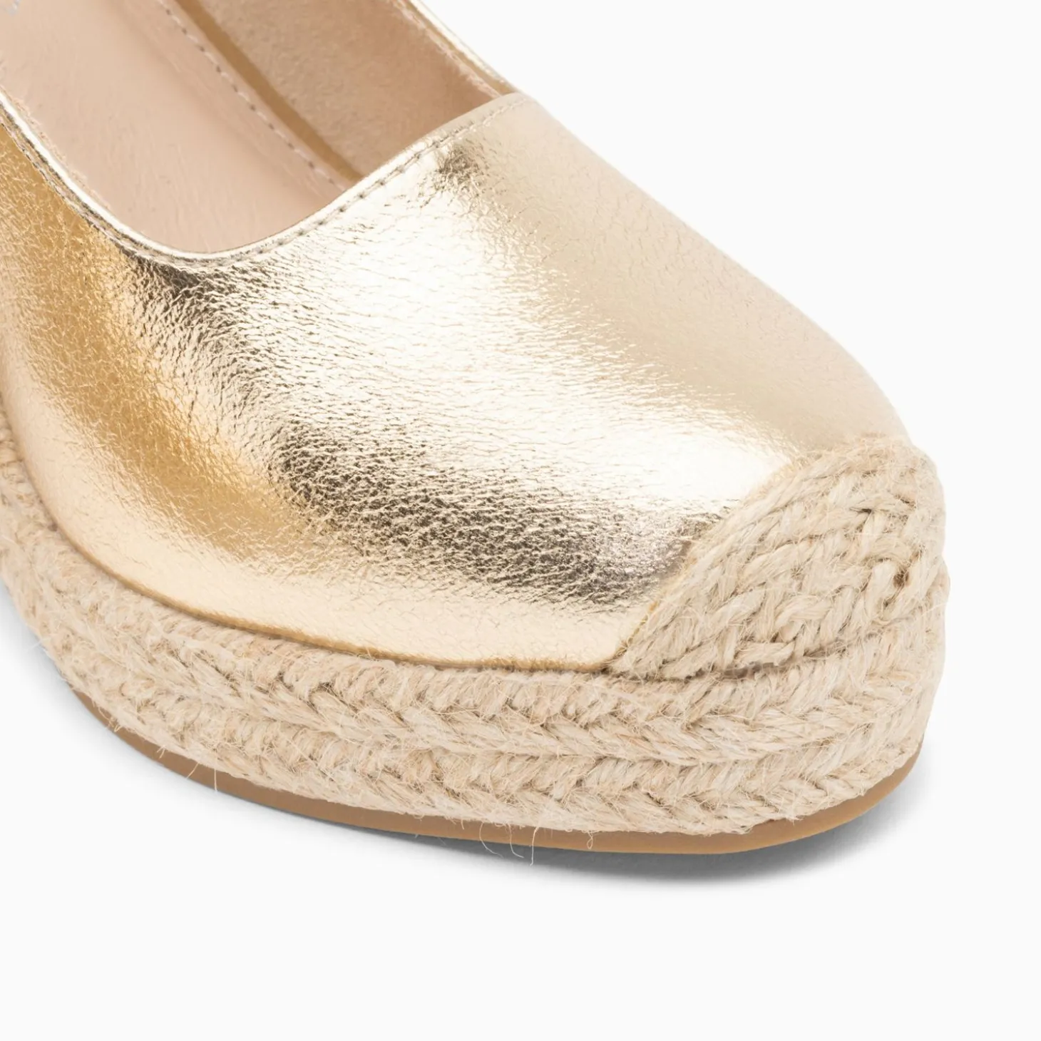 Sandales Compensees Louison Or
