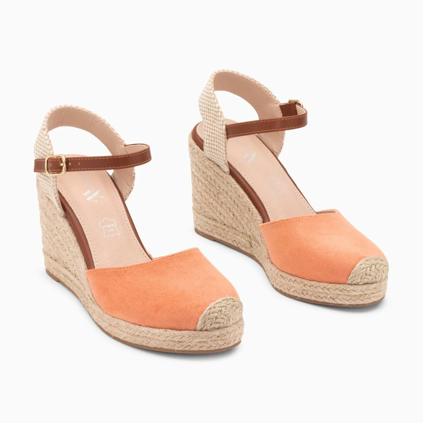 Sandales Compensees Mariana Corail
